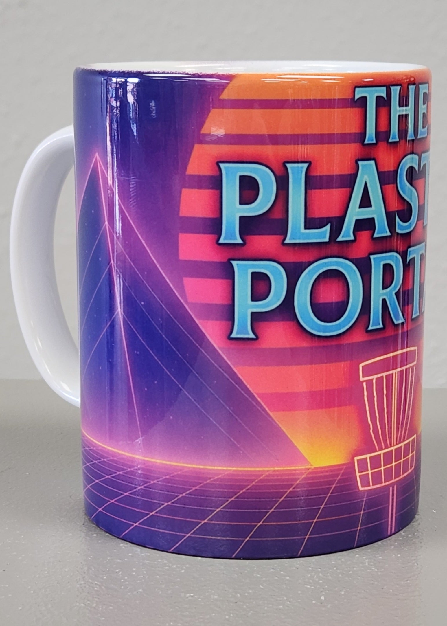 Sunset Synth - Disc Golf Mug