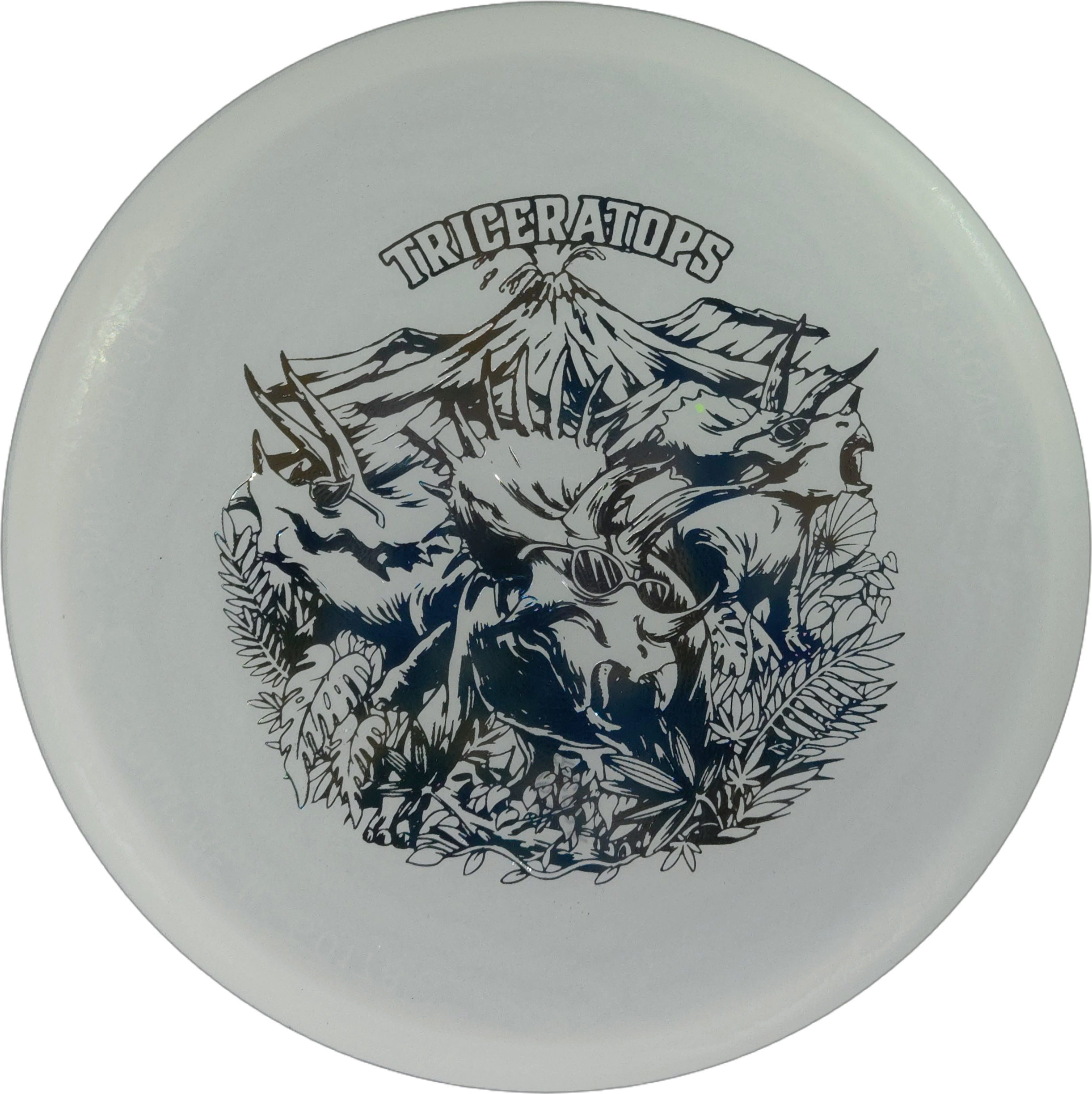 Dino Discs Triceratops - Glow Lightweight Putt & Approach Disc