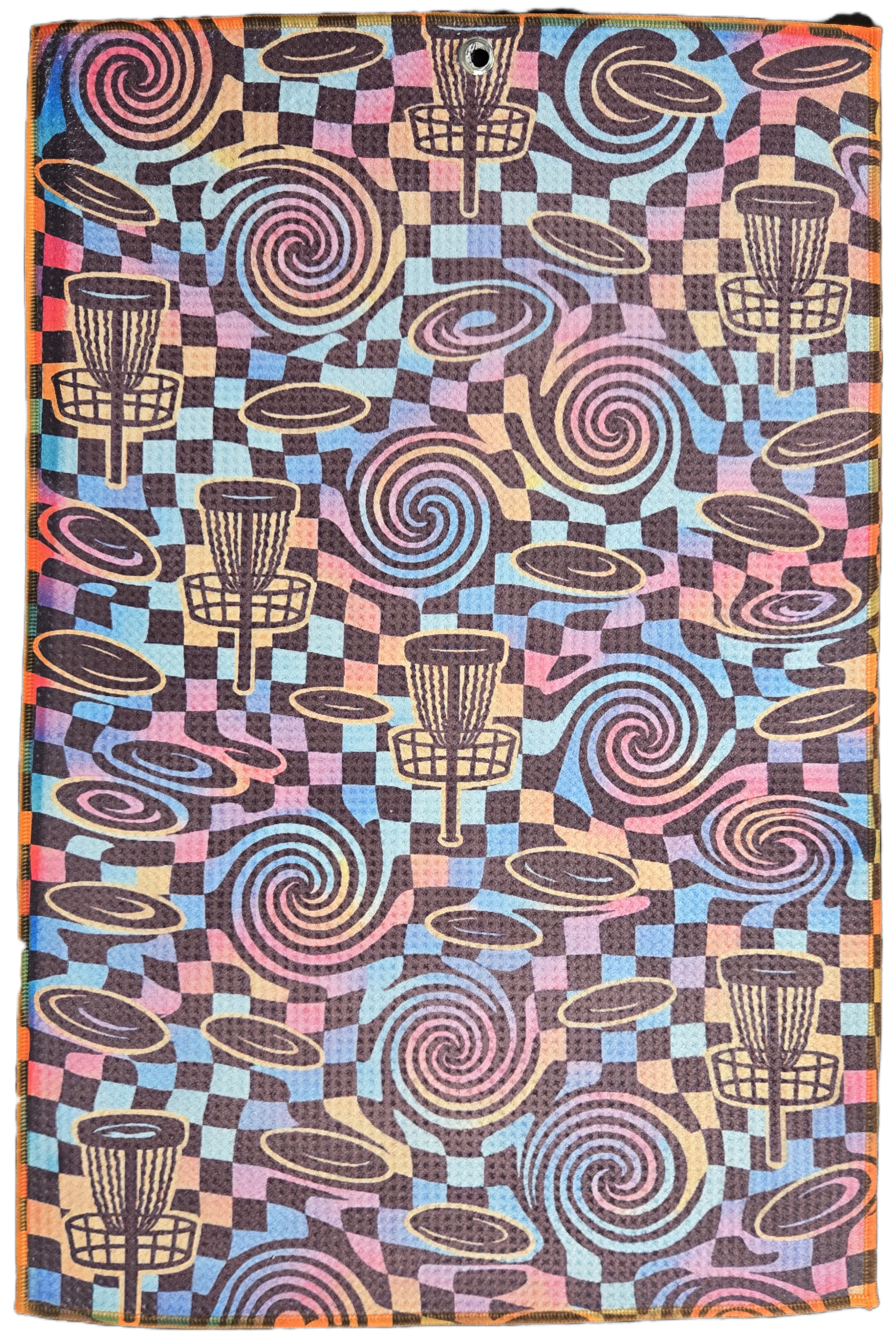 Warp Grid – Misprint Disc Golf Towel