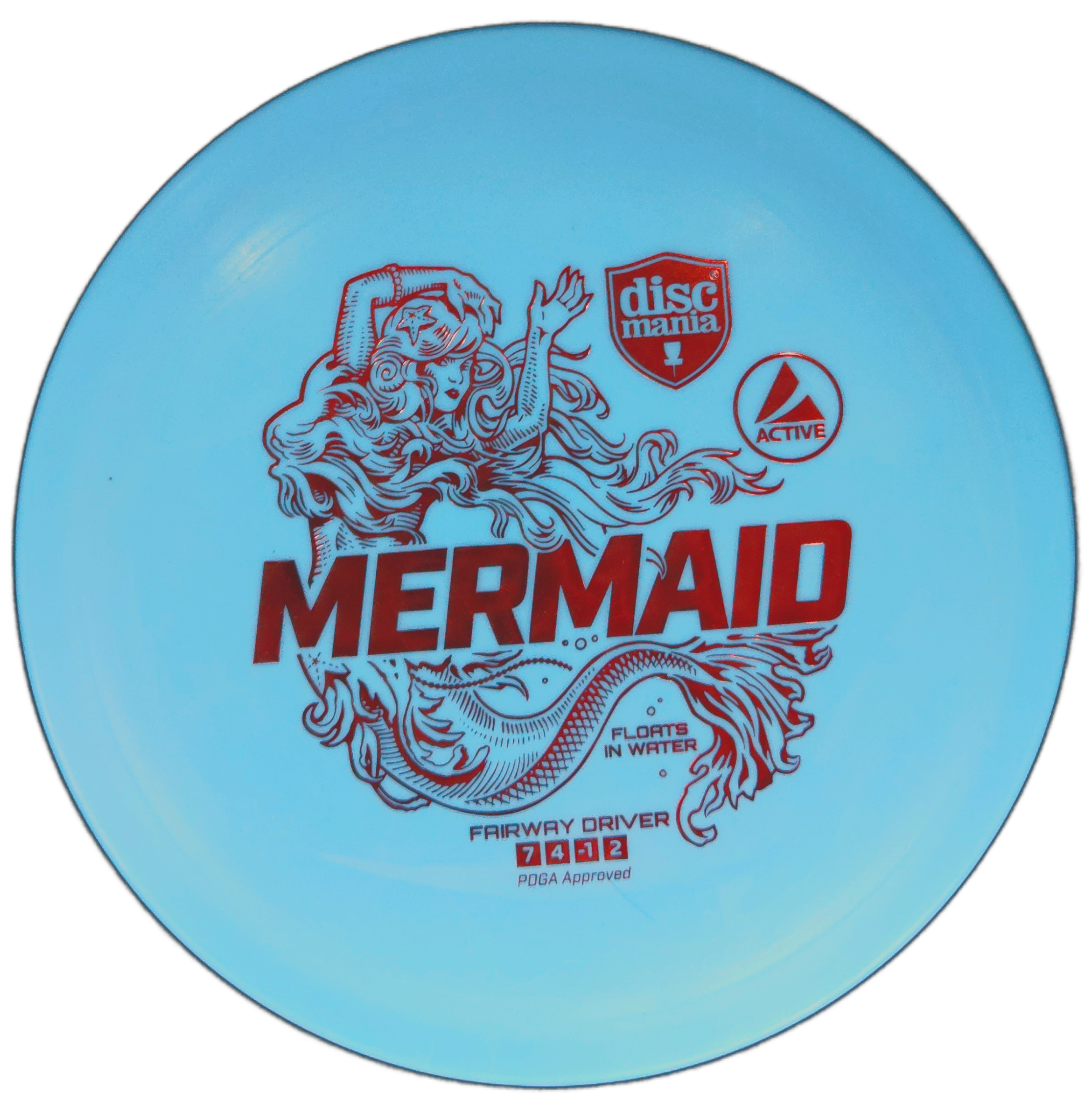Discmania Mermaid - Lightweight Floating Fairway Driver
