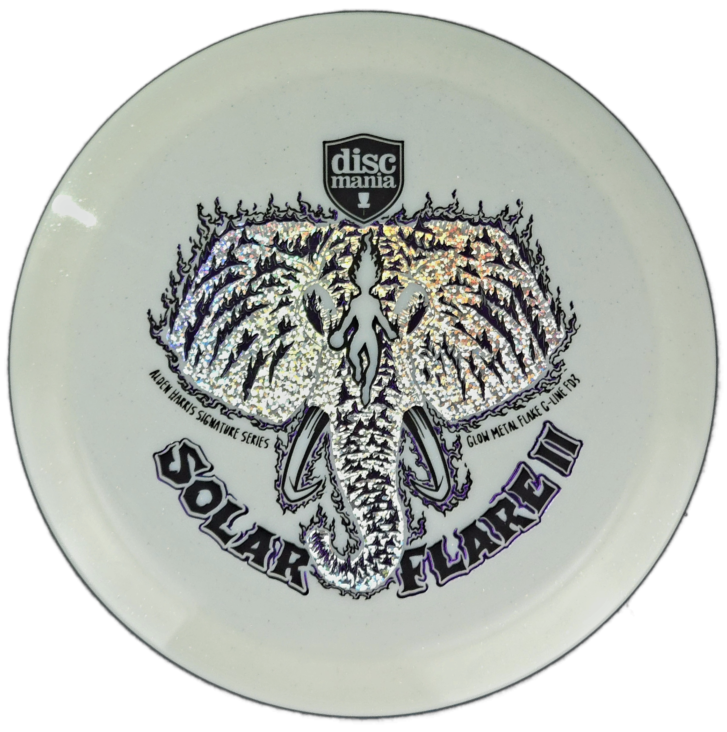 Discmania FD3 - Solar Flare 2 - Alden Harris Signature Series Glow Metal Flake C-Line