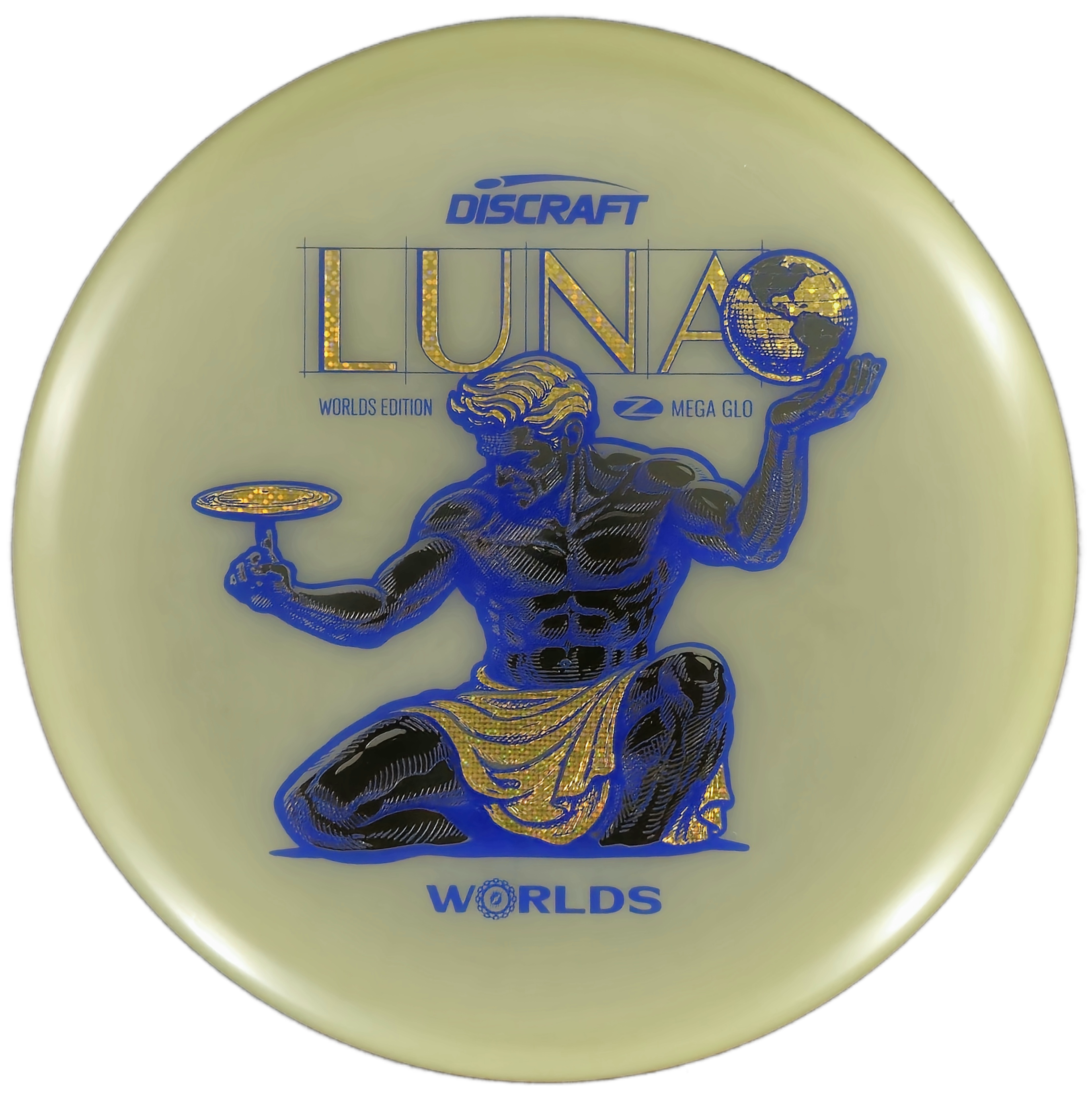 Discraft Luna – Mega Glo (“Spirit of Detroit” 2026 Worlds Edition)