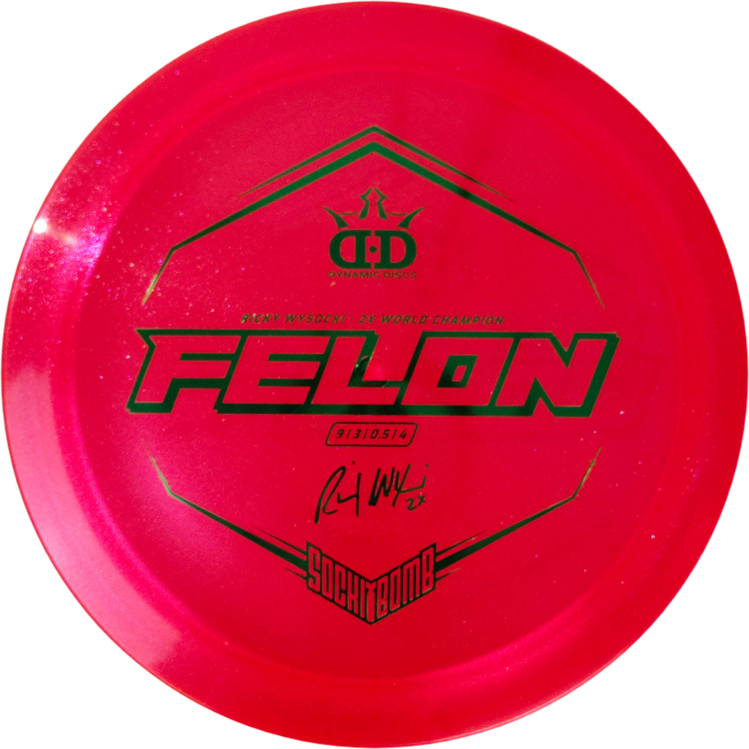 Dynamic Discs Felon - Ricky Wysocki Lucid-Ice Glimmer