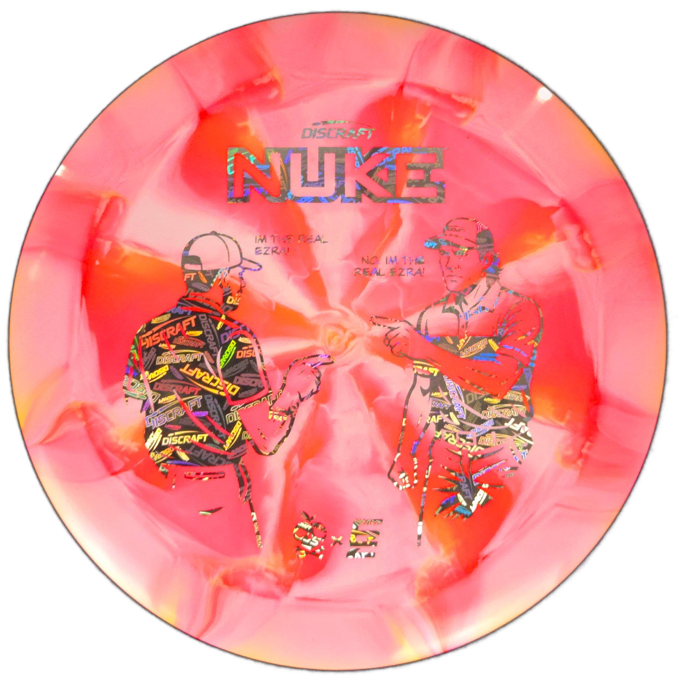 Discraft Nuke — Ezra Aderhold vs. Ezra Robinson Collab (ESP Swirl)