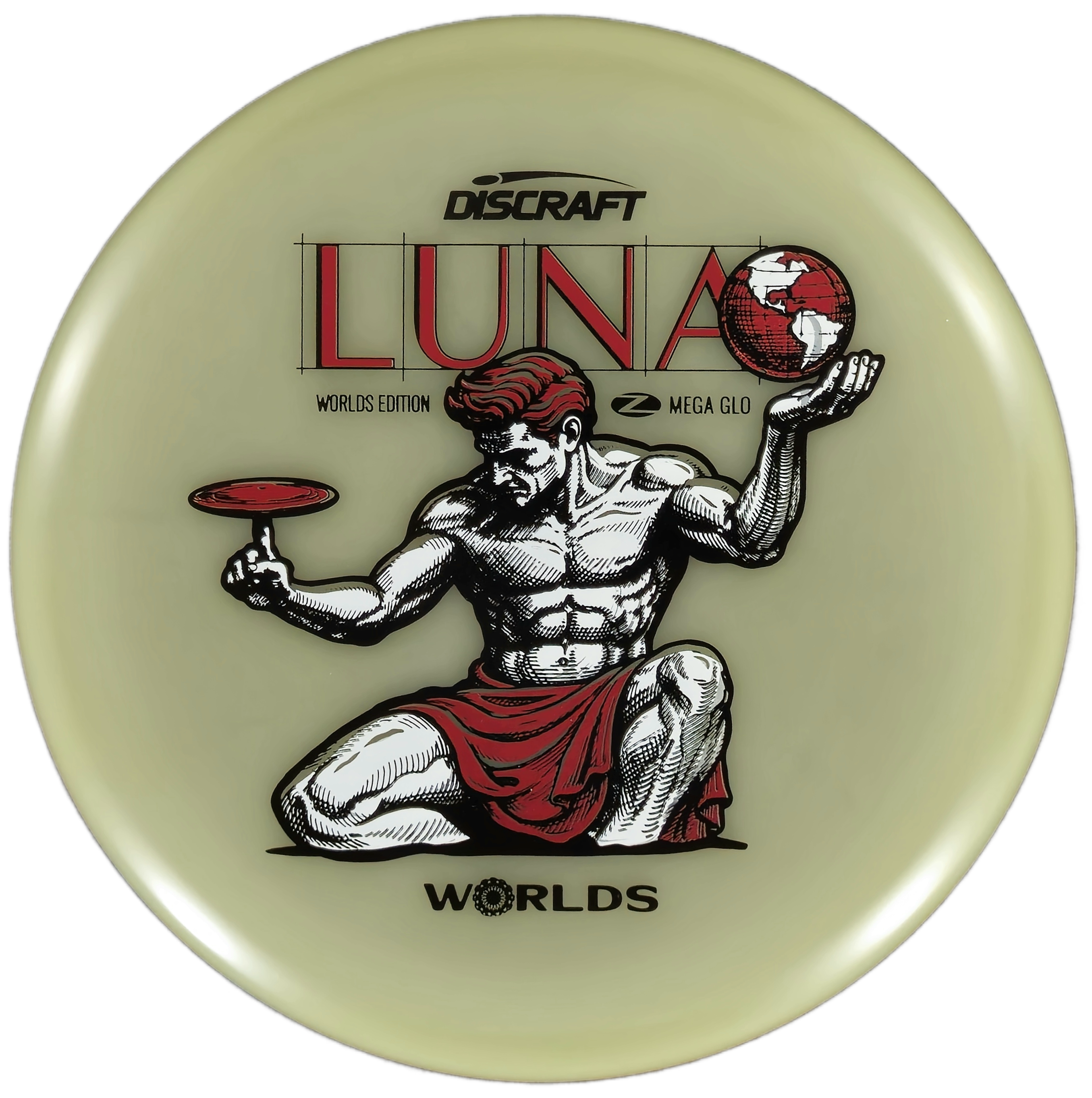 Discraft Luna – Mega Glo (“Spirit of Detroit” 2026 Worlds Edition)