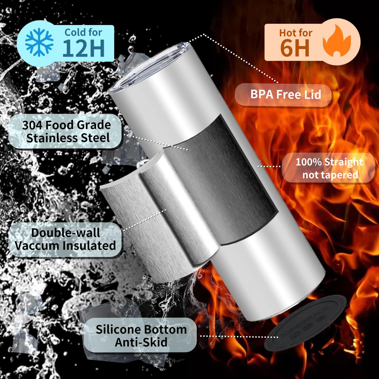 Portal Putter – 20oz Skinny Tumbler