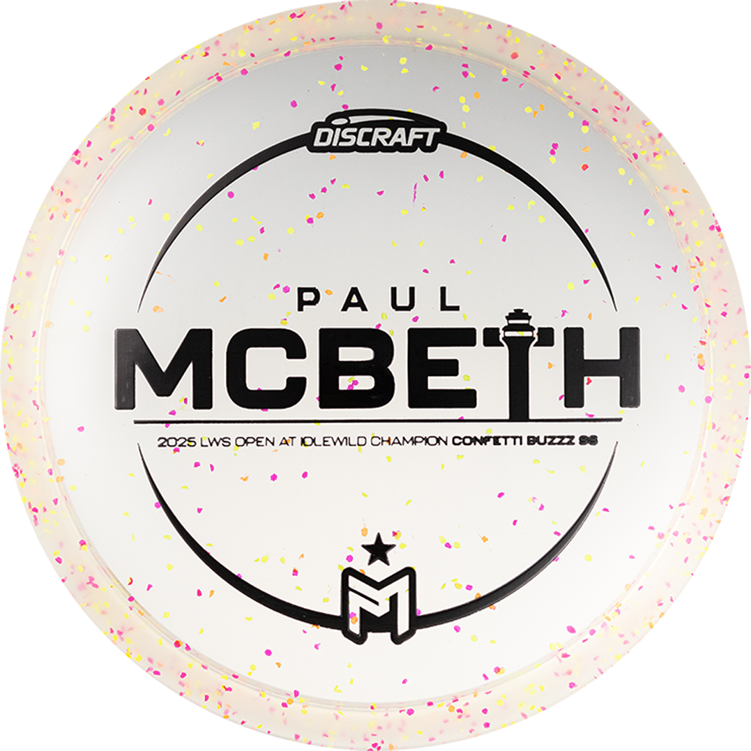 Discraft Buzzz SS – Z Confetti Paul McBeth Victory Edition (Idlewild 2025)